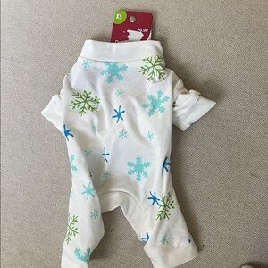 Pet Snowflake Print One Piece